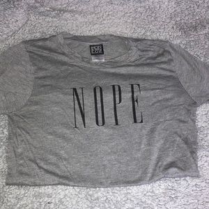 “nope” t shirt from target
